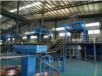 High Frequency Induction Furnace Continuously Copper Rod Casting Machine