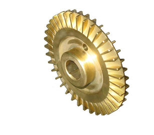OEM 금관 악기 구리 펌프 임펠러, 모래 주물 바람개비 바퀴 임펠러 ASTM, GB, DIN, EN
